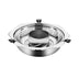 Rotating Stainless Steel Steam Barbecue BBQ Hot Pot