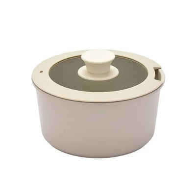 Non-stick Detachable Stone Pot Set White Household Cookware
