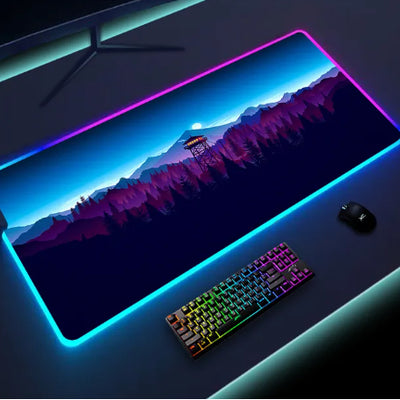 Luminous LED Lighting Mouse Pad